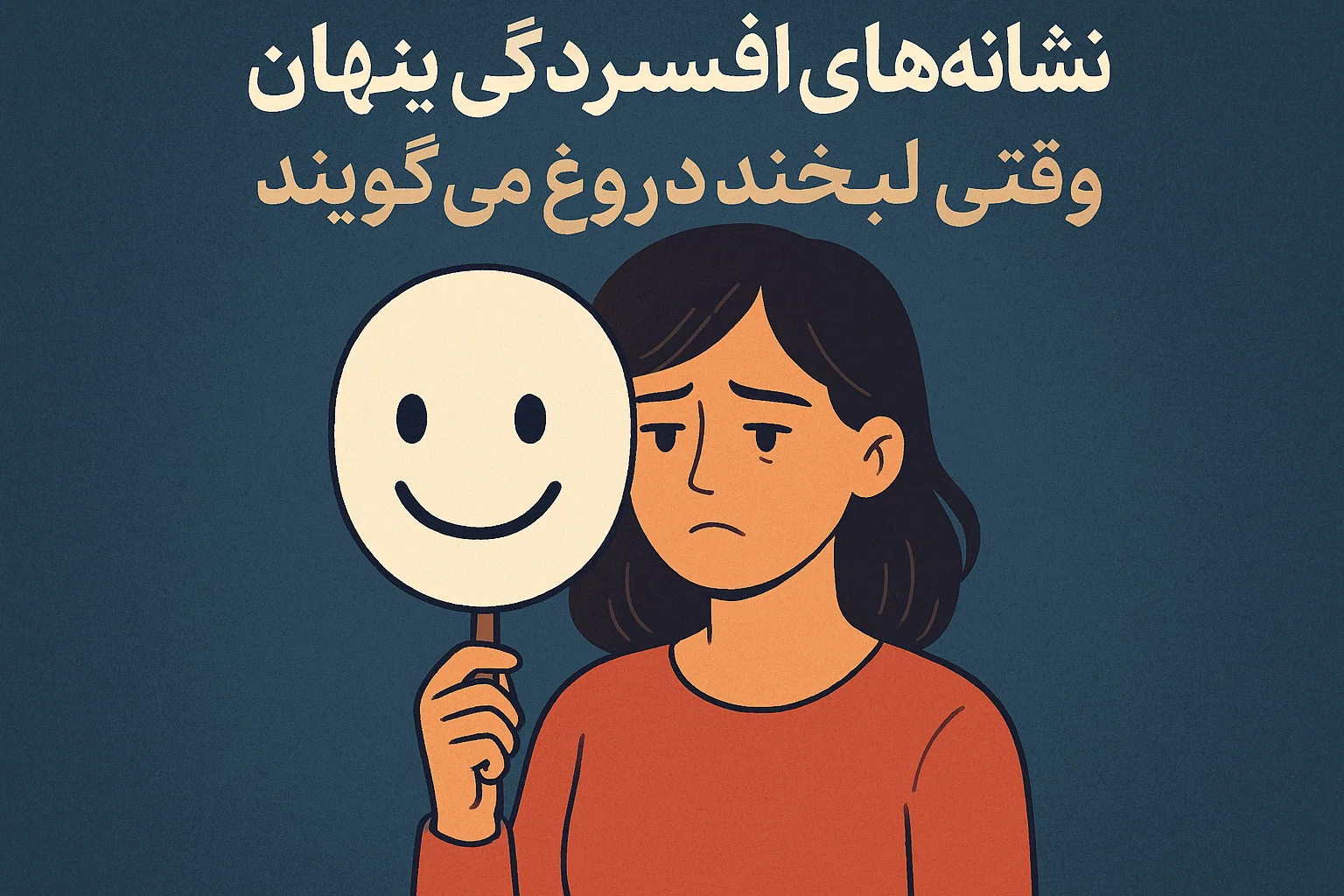 نشانه‌های افسردگی پنهان | وقتی لبخند‌ها دروغ می‌گویند
